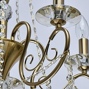 Люстра MW-Light Селена 19 482016305 цвет плафона/подвески Прозрачный, Шампань, цвет арматуры Бронза-8