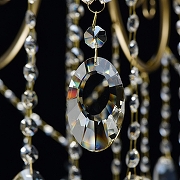 Люстра MW-Light Селена 19 482016305 цвет плафона/подвески Прозрачный, Шампань, цвет арматуры Бронза-13