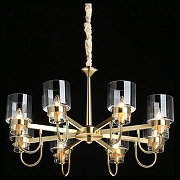 Люстра MW-Light Элла 18 483015108 цвет плафона/подвески Дымчатый, цвет арматуры Медь-2