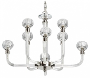 Люстра MW-Light Элла 483015308 цвет плафона/подвески Прозрачный, цвет арматуры Хром