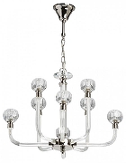 Люстра MW-Light Элла 483015308 цвет плафона/подвески Прозрачный, цвет арматуры Хром-1