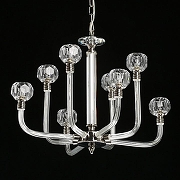 Люстра MW-Light Элла 483015308 цвет плафона/подвески Прозрачный, цвет арматуры Хром-3