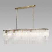 Люстра на штанге Bogate's Allure 488/10 цвет плафона/подвески Прозрачный, цвет арматуры Латунь