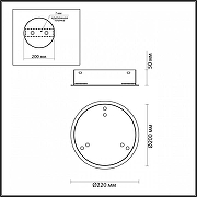 Основание для светильника Odeon Light Panta 4927/3R цвет Хром-2