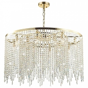 Люстра Odeon Light Chokka 5028/12 цвет плафона/подвески Прозрачный, цвет арматуры Золото-1