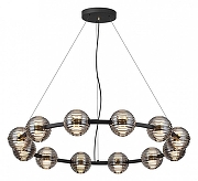 Люстра Odeon Light Tron1 5041/120L цвет плафона/подвески Светло-серый, цвет арматуры Черный-1
