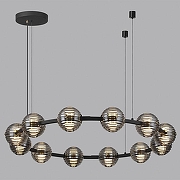 Люстра Odeon Light Tron1 5041/120L цвет плафона/подвески Светло-серый, цвет арматуры Черный-3