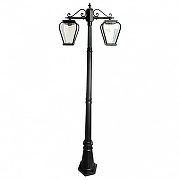 Фонарный столб Feron PL748 51278 цвет плафона/подвески Прозрачный, цвет арматуры Черный