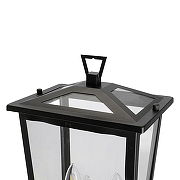 Фонарный столб Feron PL757 51283 цвет плафона/подвески Прозрачный, цвет арматуры Черный-4