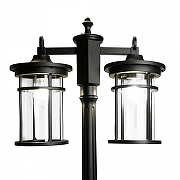 Фонарный столб Feron PL768 51822 цвет плафона/подвески Прозрачный, цвет арматуры Черный-2