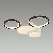 Люстра Lumion Norbert 5253/64CL цвет плафона/подвески Белый, Черный, цвет арматуры Белый-1