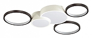 Люстра Lumion Norbert 5253/80CL цвет плафона/подвески Белый, Черный, цвет арматуры Белый