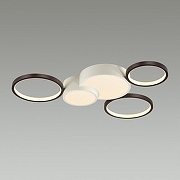 Люстра Lumion Norbert 5253/80CL цвет плафона/подвески Белый, Черный, цвет арматуры Белый-1
