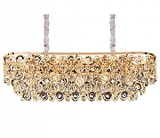 Люстра Newport 5260 5265+10/S gold цвет плафона/подвески Прозрачный, цвет арматуры Золото