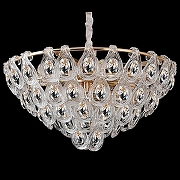 Люстра Newport 5250 5259/C gold цвет плафона/подвески Прозрачный, цвет арматуры Золото