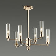 Люстра на штанге Lumion Kamilla 5274/6C цвет золото-1