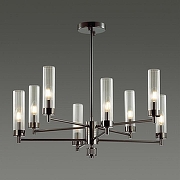Люстра на штанге Lumion Kamilla 5275/8C цвет хром черненый-1