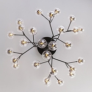 Люстра Bogate's Pallina 544 цвет плафона/подвески Прозрачный, Серый, цвет арматуры Черный-2