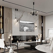 Люстра на штанге Odeon Light Kolos 5459/28L цвет плафона/подвески Прозрачный, цвет арматуры Черный-5