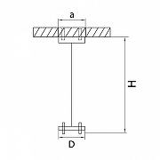 Подвесной крепеж Lightstar Rullo 590086 цвет Белый-3