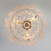 Люстра Eurosvet Sandra 60005/3 хром/перламутр цвет плафона/подвески Белый, цвет арматуры Хром-4