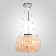 Люстра Eurosvet Sandra 60005/3 хром/перламутр цвет плафона/подвески Белый, цвет арматуры Хром-5