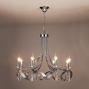 Люстра Eurosvet Adel1a 60064/8 хром цвет плафона/подвески Прозрачный, цвет арматуры Хром-2