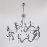 Люстра Eurosvet Adel1a 60064/8 хром цвет плафона/подвески Прозрачный, цвет арматуры Хром-3