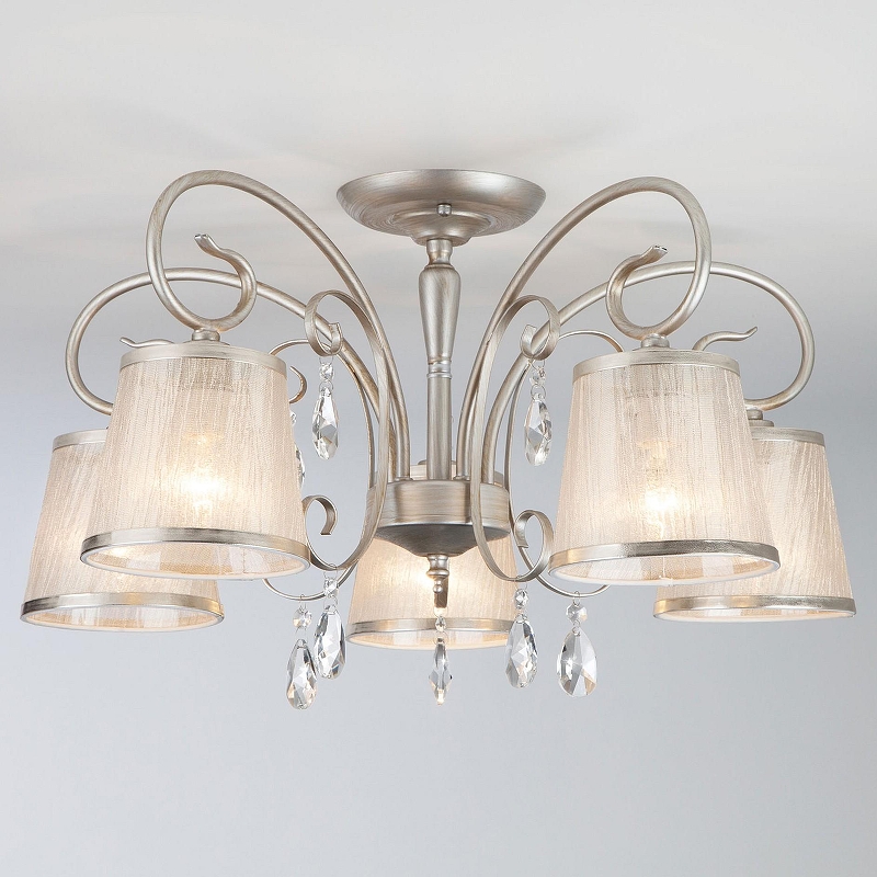 Люстра Eurosvet Liona 60065/5 серебро 