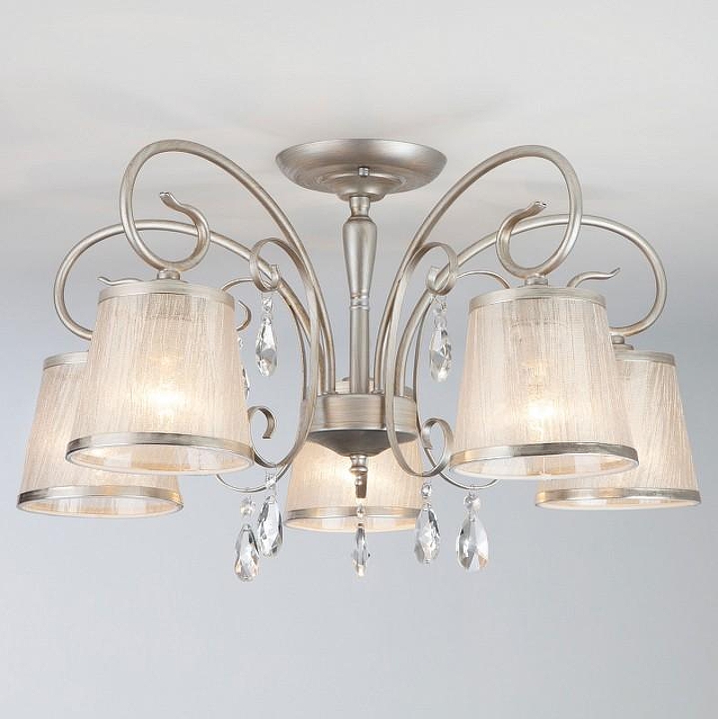 Люстра Eurosvet L1ona 60065/5 серебро 