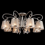 Люстра Eurosvet L1ona 60065/8 серебро цвет плафона/подвески Прозрачный, Серебро, цвет арматуры Серебро-4