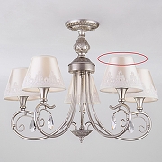 Люстра на штанге Eurosvet Incanto 60069/5 серебро цвет серебро