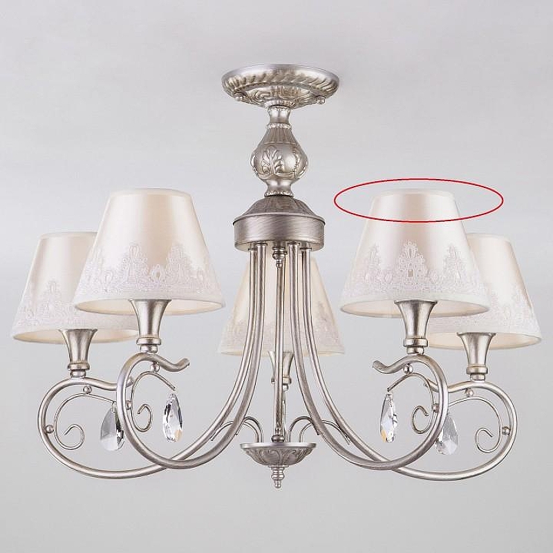 Люстра на штанге Eurosvet 1ncanto 60069/5 серебро 