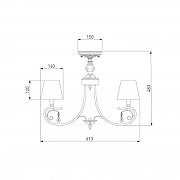 Люстра на штанге Eurosvet 1ncanto 60069/5 серебро цвет серебро-8