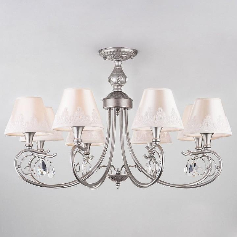 Люстра на штанге Eurosvet 1ncanto 60069/8 серебро 