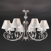 Люстра на штанге Eurosvet 1ncanto 60069/8 серебро цвет серебро-1