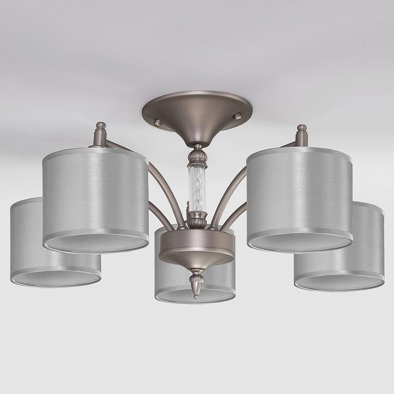 Люстра на штанге Eurosvet Adag1o 60080/5 сатин-никель 