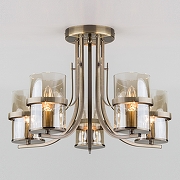 Люстра Eurosvet Coppa 60085/5 античная бронза цвет бронза античная