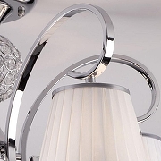 Люстра Eurosvet Tessa 60088/5 хром цвет плафона/подвески Белый, Прозрачный, цвет арматуры Хром-3