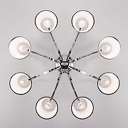 Люстра Eurosvet Tessa 60088/8 хром цвет плафона/подвески Белый, Прозрачный, цвет арматуры Хром-2