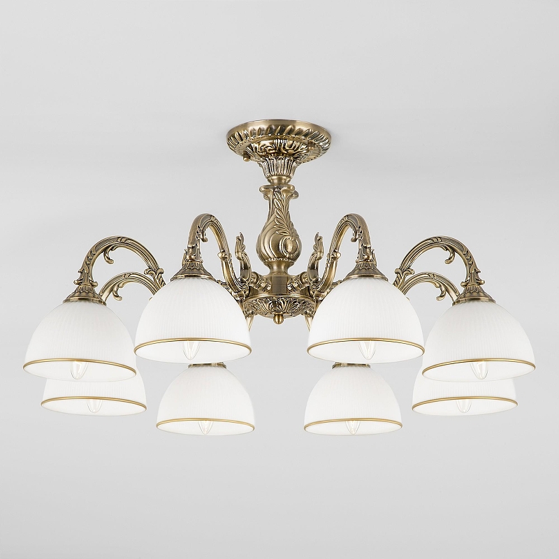 Люстра на штанге Eurosvet Caldera 60106/8 античная бронза 