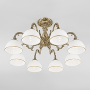 Люстра на штанге Eurosvet Caldera 60106/8 античная бронза цвет бронза античная-1