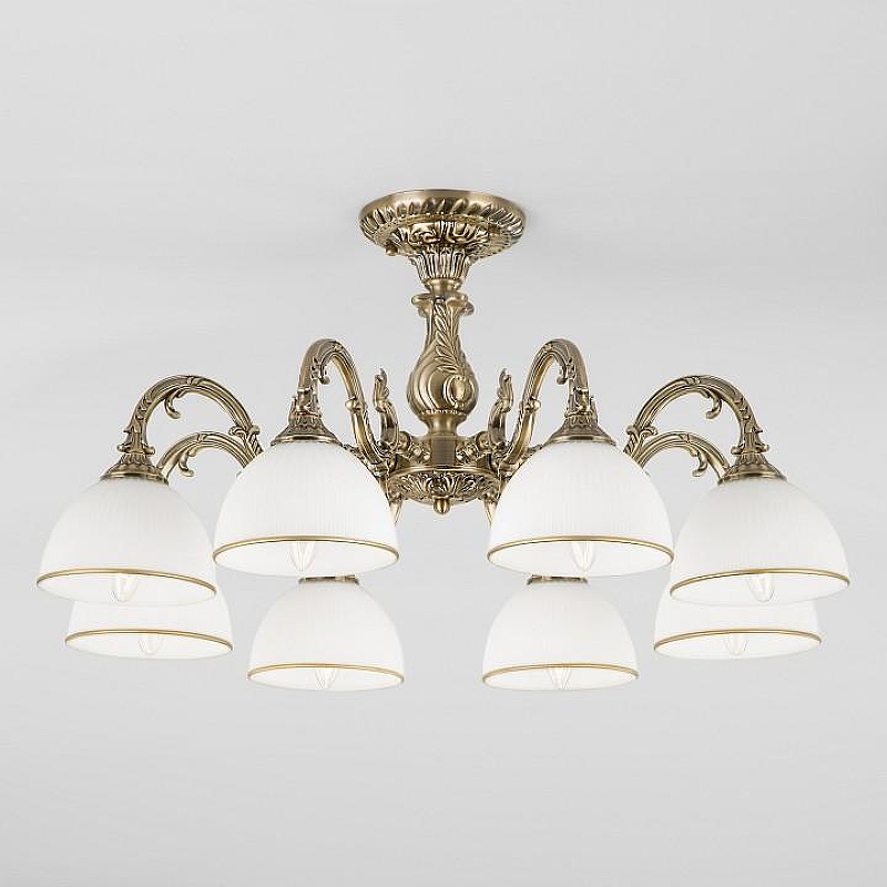 Люстра на штанге Eurosvet Caldera 60106/8 античная бронза 