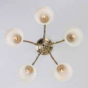 Люстра на штанге Eurosvet Campina 60107/5 античная бронза цвет бронза античная-1