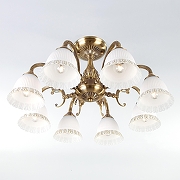 Люстра на штанге Eurosvet Campina 60107/8 античная бронза цвет бронза античная-1