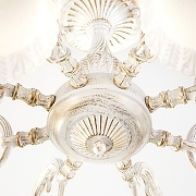 Люстра на штанге Eurosvet Camp1na 60107/8 белый с золотом цвет белый с золотой патиной-5