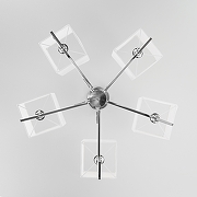 Люстра на штанге Eurosvet Alma 60115/5 хром цвет неокрашенный, хром-2