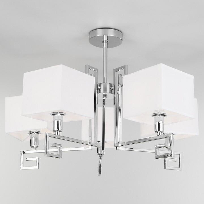 Люстра на штанге Eurosvet Alma 60115/5 хром 
