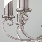 Люстра Eurosvet Banc1 60117/8 никель цвет плафона/подвески Белый, цвет арматуры Никель-3