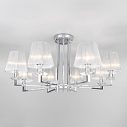 Люстра на штанге Eurosvet Alegria 60125/8 хром Smart (60114/8) цвет неокрашенный, хром-1